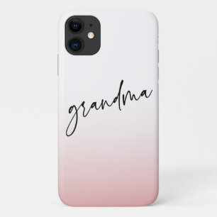 Elegant en subtiel roze Grandma Script Gift Case-Mate iPhone Case