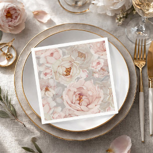 Elegant en Tijdloos Bloemmotief Servet