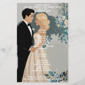 Elegant en tijdloos bruiloft uitnodiging ontwerp (Voorkant)