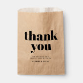 Elegant en trendy bruiloft bedankzakje (Voorkant)