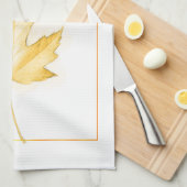 Elegant en Trendy Golden Thanksgiving Theedoek (Quarter Fold)