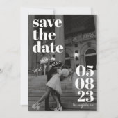 Elegant en Trendy Wedding Save the date Kaart (Voorkant)