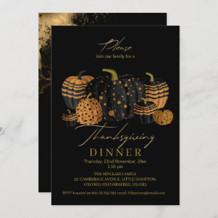 Elegant en verfijnd pompoen Bedankt die Kaart