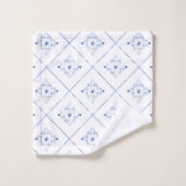 ELEGANT EN WITTE BLAUWE BLAUWE TOWEL SET BAD HANDDOEK (Wasdoekje)