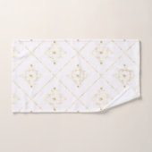 ELEGANT EN WITTE GOLD BATHROOM TOWEL SET BAD HANDDOEK (Handdoek)