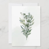 Elegant Engagement Party Invitation Card Kaart (Achterkant)