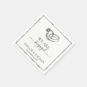 Elegant Engagement Ring We Are Engaged Custom  Servet (Hoek)