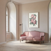 Elegant Engels Blooming Roos Poster