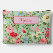 Elegant Engels Country Wildflower LG gepersonalise Etui (Voorkant)