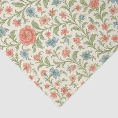 Elegant Engels Shabby Chic Floral Art Pattern Tissuepapier (Detail)