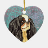 Elegant English Speelgoed Spaniel Keramisch Ornament (Voorkant)