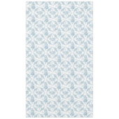 Elegant Engraved Blue and White Floral Toile Tafelkleed (Voorkant)