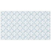 Elegant Engraved Blue and White Floral Toile Tafelkleed (Voorkant (Horizontaal))