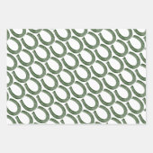 Elegant  Equestriaans Hoefijzer Gifting Inpakpapier Vel (Voorkant 3)