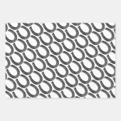 Elegant  Equestriaans Hoefijzer Gifting Inpakpapier Vel (Voorkant)