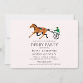 Elegant Equestrian Garden Party Invitation Kaart (Voorkant)