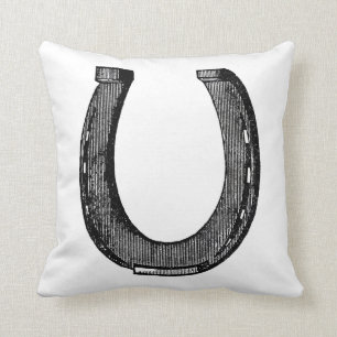 Elegant Equestrian Horse Hoefijzer Kussen