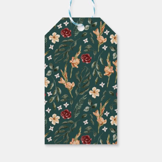 Elegant Equestrian Manor | Weddenschap Hartelijk d Cadeaulabel (Achterkant)