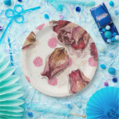 Elegant Equestrian Rose  Papieren Bordje (Feest)