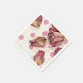 Elegant Equestrian Rose  Servet (Hoek)