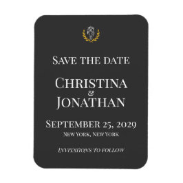 Elegant Equestrian Save the Date Magnet Magneet