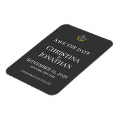 Elegant Equestrian Save the Date Magnet Magneet (Linkerzijde)