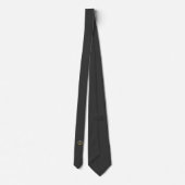 Elegant Equestrian Wedding Charcoal Tie Stropdas (Achterkant)