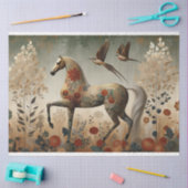 Elegant Equine, Horse, Decoupage Tissue Paper Tissuepapier (Craft)