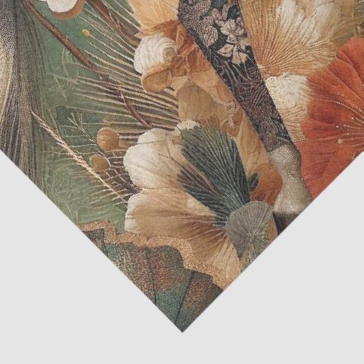 Elegant Equine, Horse, Decoupage, Tissue Paper Tissuepapier (Detail)