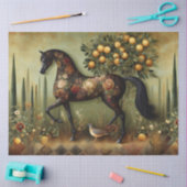 Elegant Equine, Paard, Decoupage Tissuepapier (Craft)