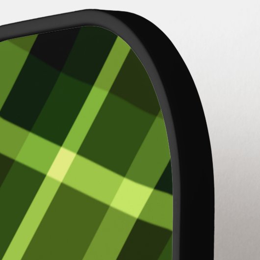 Elegant erwtengroen geplakt Monogram Pickleball Pa Pickleball Paddle (Links Detail)