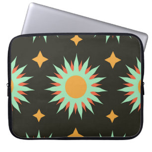 Elegant esoteric vormt naadloze patroonkunst. alch laptop sleeve