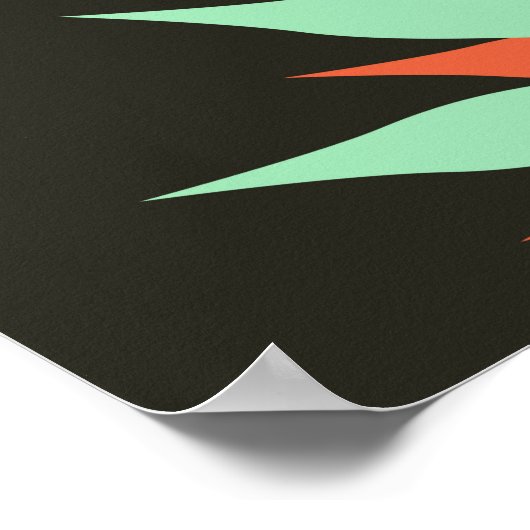 Elegant esoteric vormt naadloze patroonkunst. alch poster (Hoek)