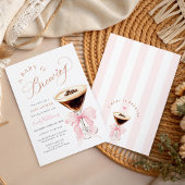 Elegant Espresso Baby is Brewing Kaart