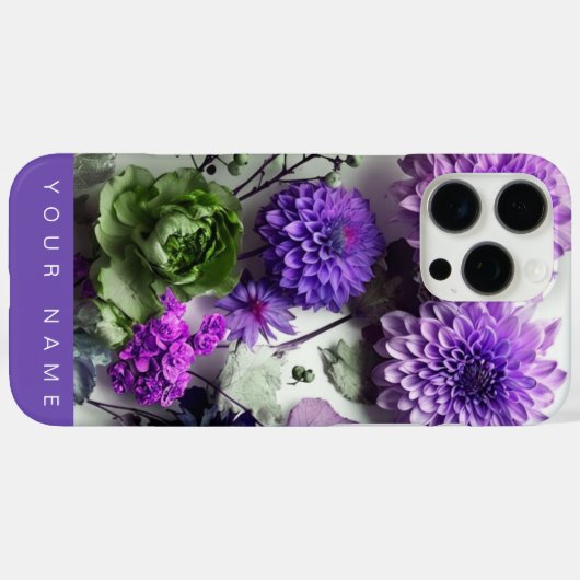 Elegant Essence Paarse Case-Mate iPhone Case (Achterkant (horizontaal))