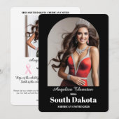 Elegant Essentials Pageant Autograph Kaart (Voorkant / Achterkant)