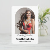 Elegant Essentials Verkiezing Handtekeningkaart Kaart (Staand voorkant)