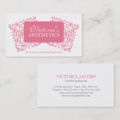 Elegant estheticans Visitekaartje (Voorkant / Achterkant)