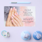 Elegant Esthetician SPA Nail Salon prijslijsten Flyer (Enkel)