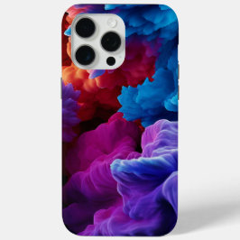 Elegant esthetisch kleurrijk schuim iPhone 15 pro max hoesje