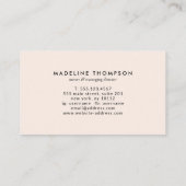 Elegant esthetisch Ombre Roze Heart Visitekaartje (Achterkant)