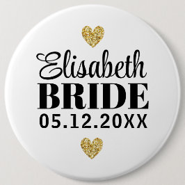 Élégant et Simple Pour Demoiselle d'Honneur Ronde Button 6,0 Cm