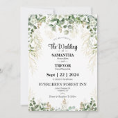 Elegant Eternity: Doe mee op onze trouwdag Kaart (Voorkant)