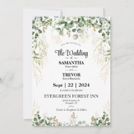 Elegant Eternity: Doe mee op onze trouwdag Kaart