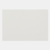 Elegant etherisch ivoor Minimalistisch en chic Inpakpapier Vel (Voorkant)