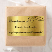 Elegant: etiketten, goud etiket (Insitu)