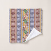 elegant etnic patroon bad handdoek (Wasdoekje)