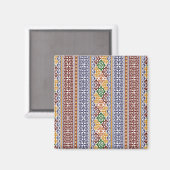 elegant etnic patroon magneet (Voorkant / Achterkant)
