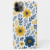 Elegant Etnisch Mediterraan Bloemmotief Case-Mate iPhone Case (Achterkant)