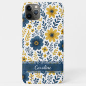 Elegant Etnisch Mediterraan Floral Art Patroon Case-Mate iPhone Case (Achterkant)